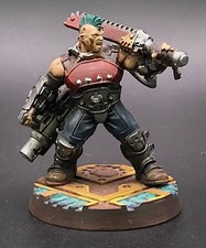USA Duty Paid Painted Goliath ganger for Necromunda collection miniature