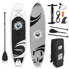 SereneLife 10ft Inflatable SUP Board with Accessories SLSUPB06