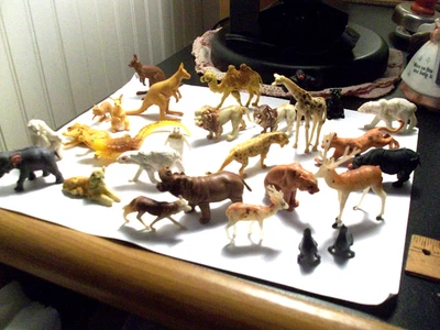 Plastic Zoo Animals Indiana Vintage & Antique Play Sets for sale