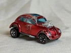 Vintage 1968 Hot Wheels Redline Red Custom Volkswagen Working Sun Roof
