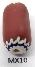 Old Original Worn Antique Venetian Chevron Trade Bead African MX10 Bg 88