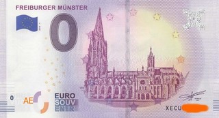 0 Euroschein Deutschland Freiburger Münster XECU 2018 1