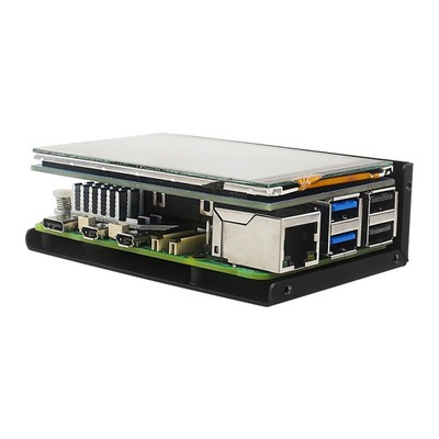 TFT LCD Monitor for Raspberry Pi Projects Featuring Active Cooling Design