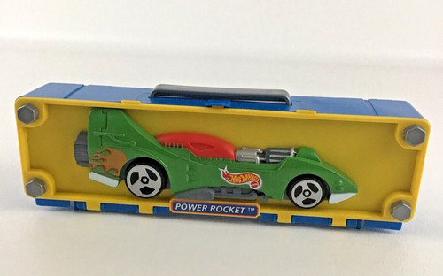 Hot Wheels Power Rocket Accessory Carrier Carry 6 Car Case Vintage Mattel 1998