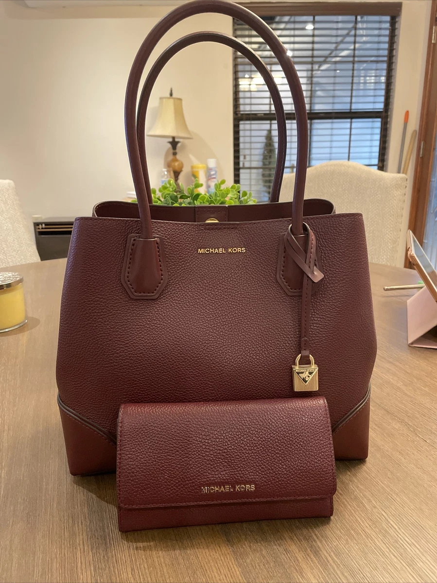 Michael kors top oxblood handbag