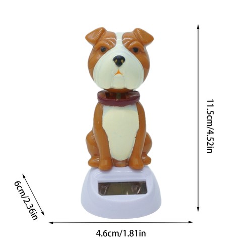 Solar Powered Dancing Dog Bobblehead Toy Car Dashboard Dog Ornament Decoration - Picture 3 of 14
