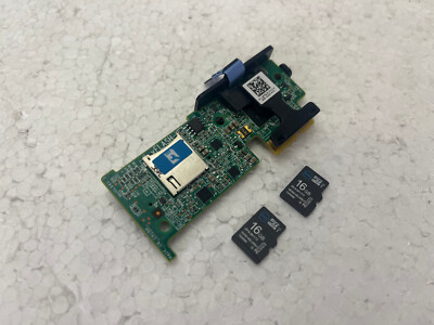 Dell 0RT6JG Dual SD Card Reader Module + 2x 16GB Micro-SD Karte R440 R640 R740