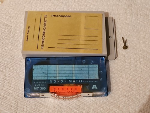 Memocord STUZZI Austria MT-300 Dicatating Cassette Tape IND-X-MATIC NEW NOS - Afbeelding 2 van 4