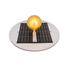 Titan Solar Flagpole Light w/6 Bright LED Lights, Silver