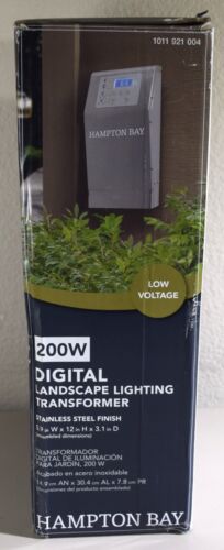 HAMPTON BAY 200W 200-Watt Low Voltage Digital Transformer Stainless Steel Finish - Picture 3 of 9
