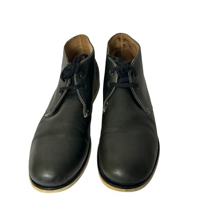John Varvatos Star USA Dark Gray Leather Chukka Boots s-l400.jpg main image 4