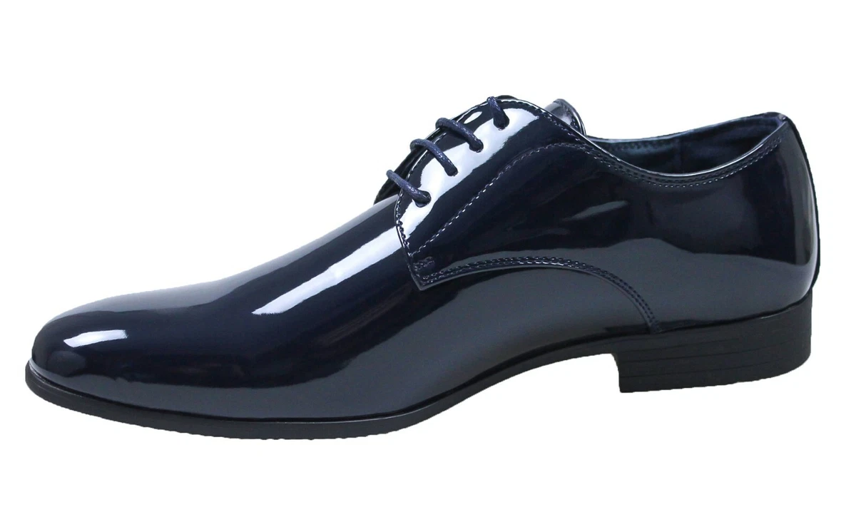 Scarpe uomo Class vernice man s shoes blu scuro nero eleganti