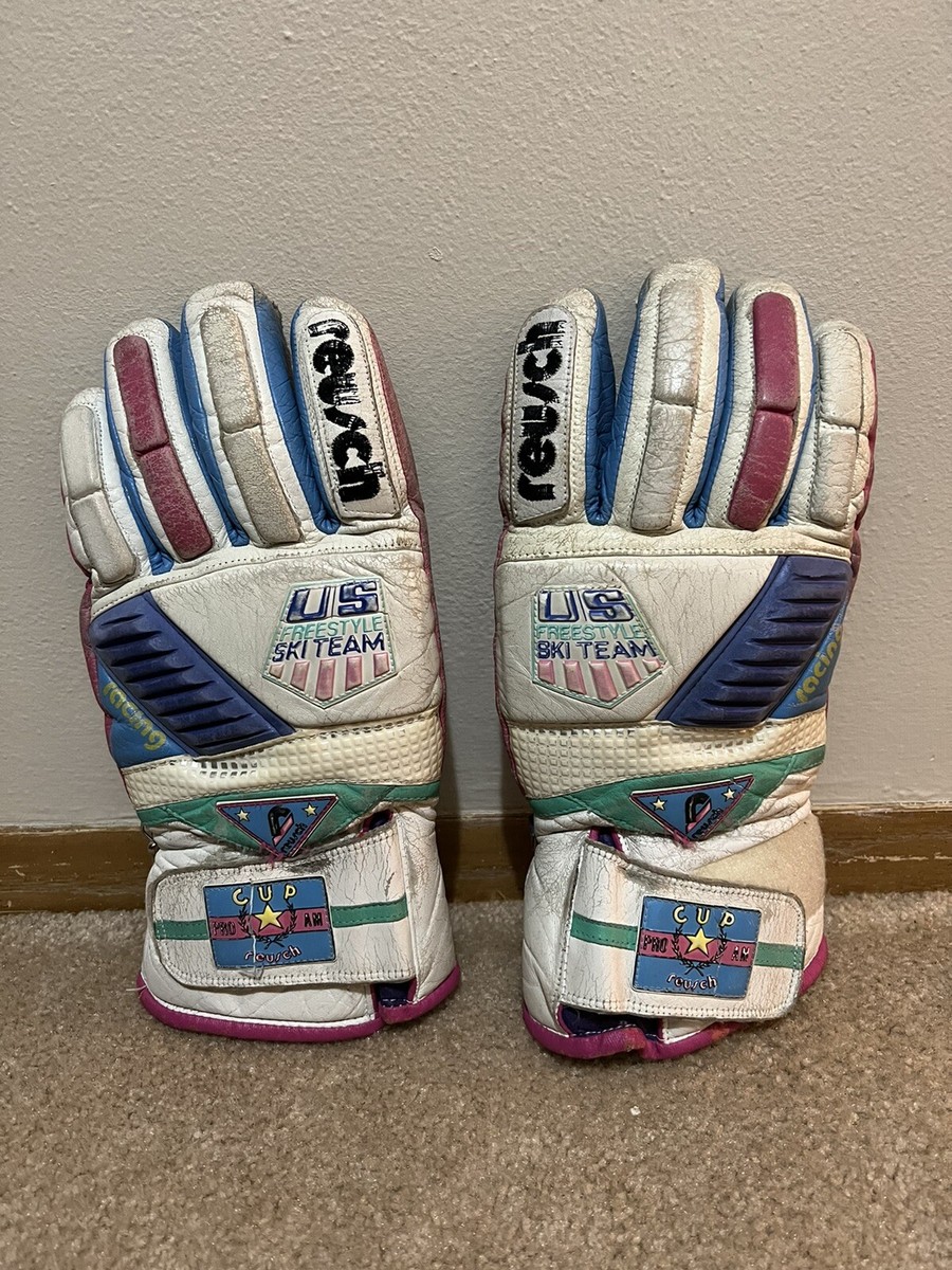 Reusch US Freestyle Ski Team Racing Winter Gloves Vintage