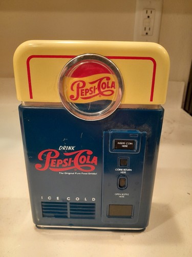 Vintage 1990s Pepsi Cola Collectible Coin Sorter Vending Machine Style Look