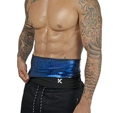 Kewlioo Men's Heat Trapping Waist Toner - Sweat Body Shaper Vest for Men, Mens B