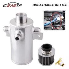 3-AN10 port Oil Catch Tank Can Baffled Breather Filter 750ml Reservoir Aluminum