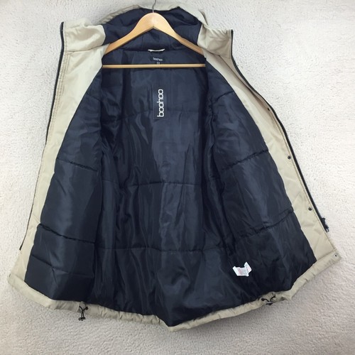 Boohoo Plus Arm Detail Hooded Parka Jacket Size UK 16R NEW - Picture 10 of 15