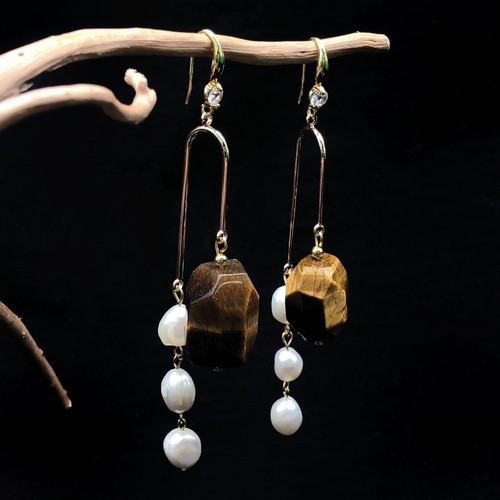 Elegant Women Long Drop Dangle Earrings Natural Freshwater Pearl Tassel Jewelry - Picture 9 of 17