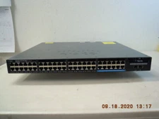 WS-C3650-12X48FD-L Cisco 3650 with 48Port GigE POE+ & 2x10G SFP * As Is * Read