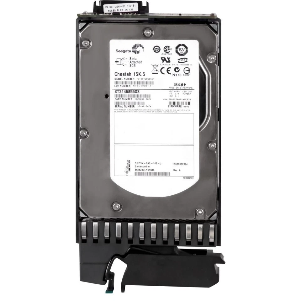 Hard Fujitsu 10600862824 ST3146855SS 146GB 15000U/Min 16MB SAS FC 3.5 Inch - Image 2 of 3