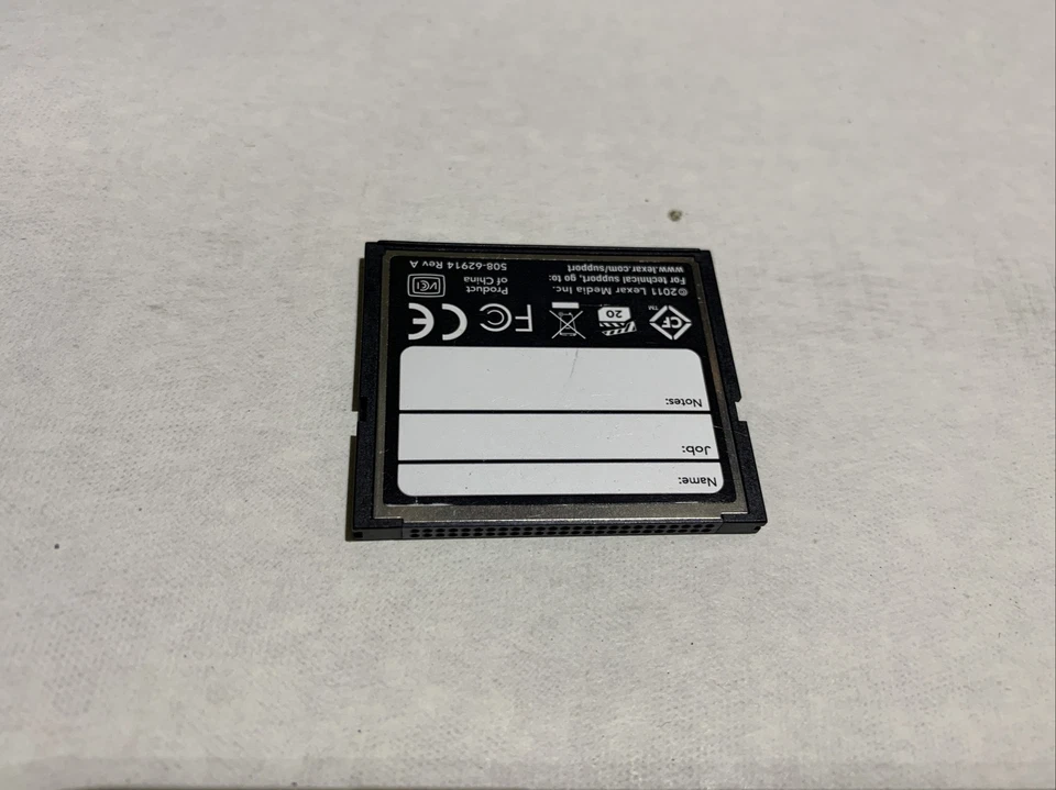 Lexar Pro Genuine 128GB Compact Flash UDMA7 1000X CF Card used and free shipping - Image 2 of 2