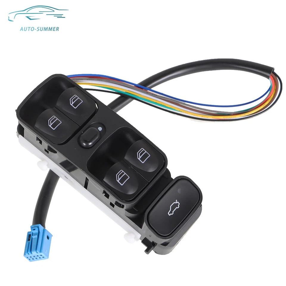 Interruptor de ventana eléctrica para Mercedes-Benz CLK350/CLK500/CLK550/CLK55 AMG 2003-2009 Foto 2 de 4