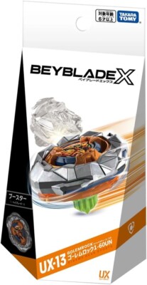 BEYBLADE X UX-13 ゴーレムロック1-60UN 3個セット TAKARA TOMY Beyblade X UX-13 Booster Golem Rock 1-60UN Right