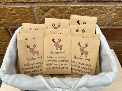 CLASSY HEN ECO friendly Christmas Eve reindeer food | Rudolph | box filler