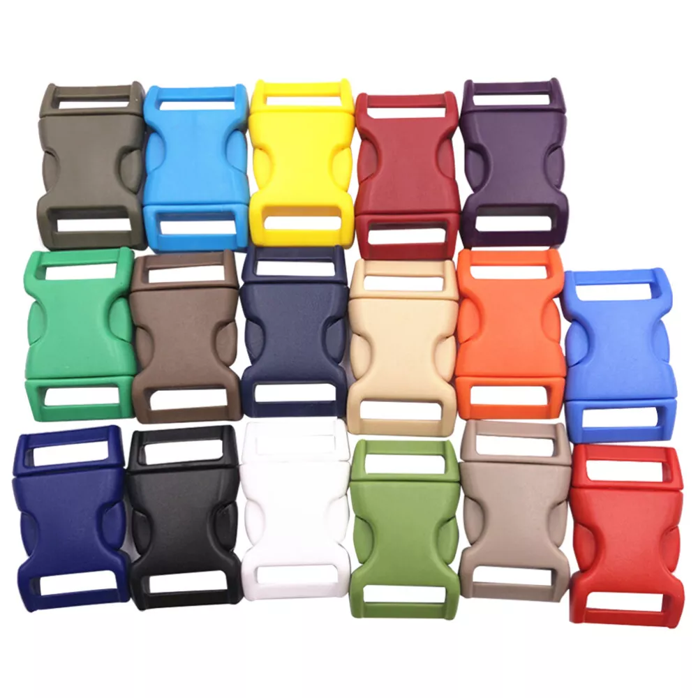 100pcs plastic side release buckle Backpack Buckle Replacement Buckle Strap