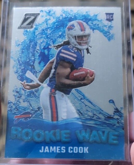 2022 JAMES COOK RC ZENITH Rookie Wave Silver Prizm RW-JC Buffalo Bills