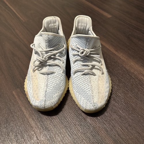 Size 9.5 Adidas Yeezy Boost 350 V2 Cloud White Non-Reflective Great Condition! - Picture 3 of 7