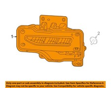 GMC GM OEM 2016 Sierra 1500-Foglight Fog Driving Light 23381984