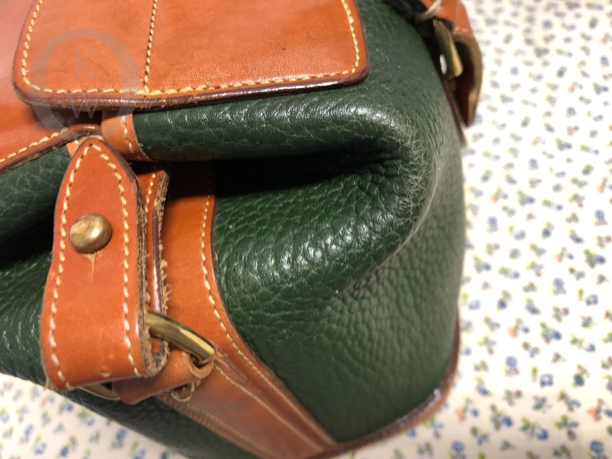 Vintage*Dooney & Bourke*R03*Ivy Green*Hand Fitted Doctor's Satchel*19044D S11