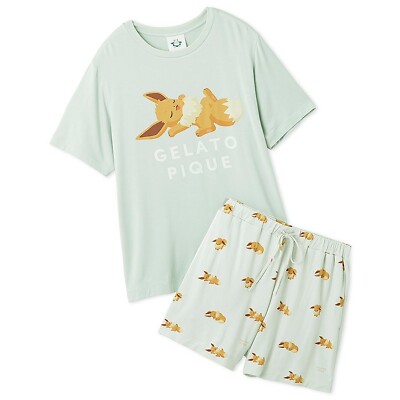 gelato pique Pokemon Sleep Cool Touch Print T-shirt & Shorts Set