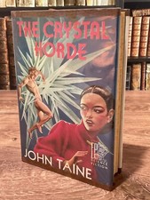 The Crystal Horde by John Taine Fantasy Press Hardcover Dust Jacket 1st Ed 1952