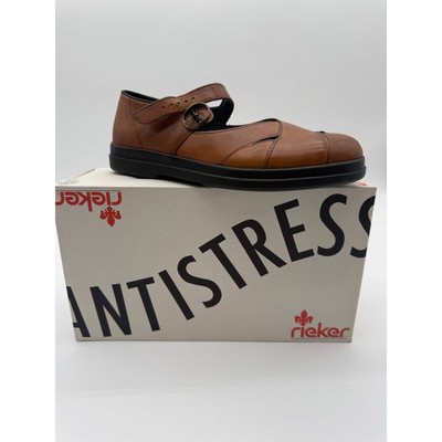 Rieker AntiStress Women's Shoe Maryjane 04-263 Size 7 Leather Upper Oblique toe
