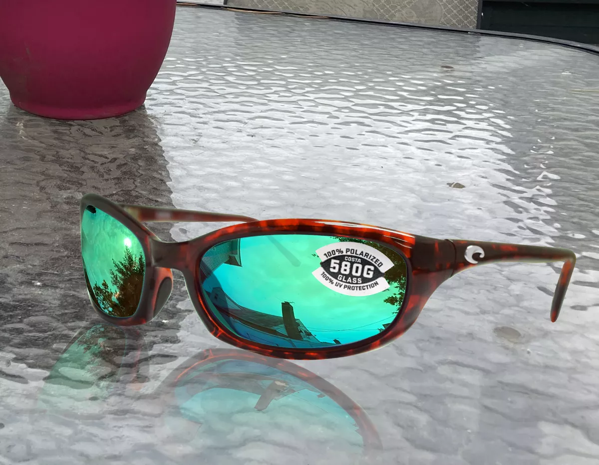 Green top mirror glasses