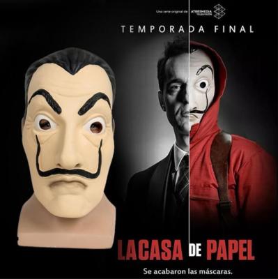 Usa La Casa De Papel Face Mask Salvador Dali Mascara Money Heist Cosplay Props Ebay
