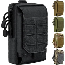Tactical Molle Vest Pouch Military Cell Phone Holster Pouch Multi EDC Waist Bag