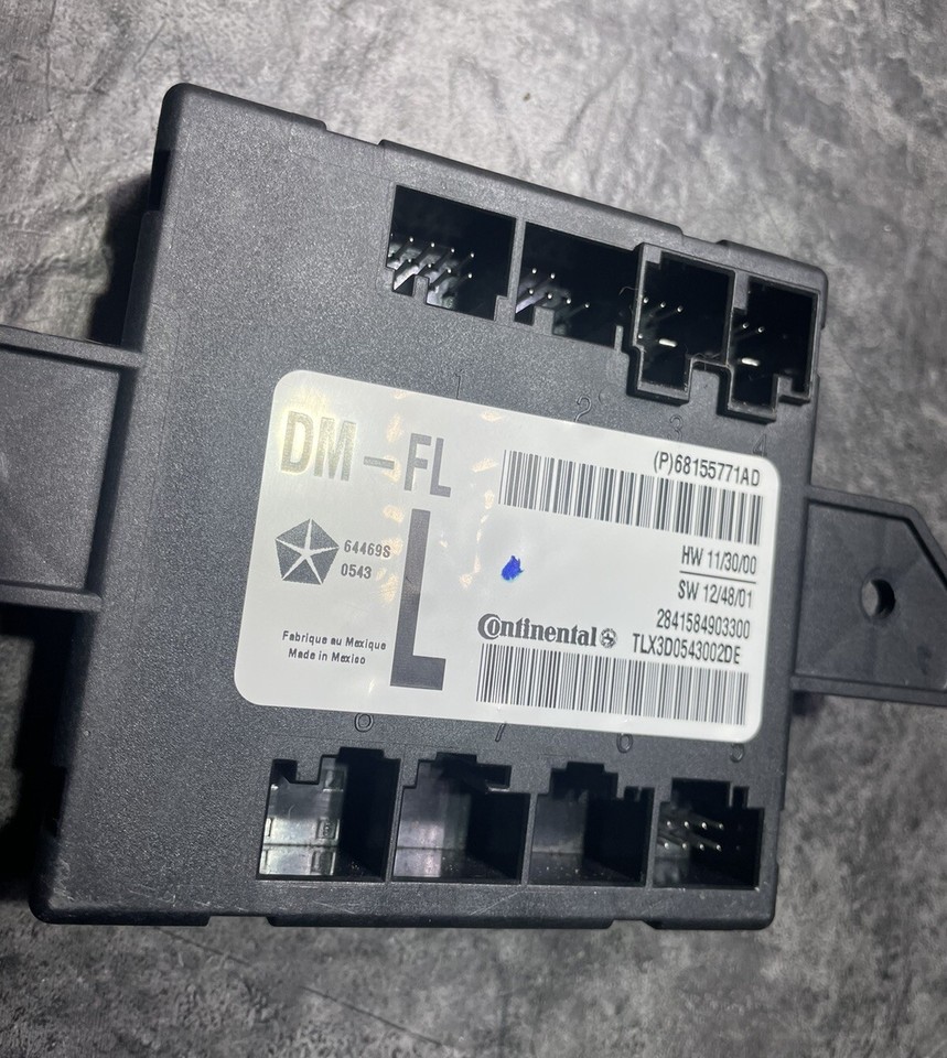 20132018 Dodge Ram 2500 3500 Front Left Driver Door Module 6815577AD