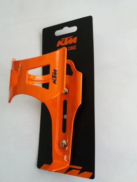 KTM Trinkflaschenhalter Alu orange Side Alloy Fahrrad Bike MTB NEU - Bild 2 von 2