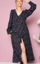 STACEY SOLOMON FLORAL PRINT LONGLINE TUNIC BLOUSE - Size 14 - BNWT - RRP £35