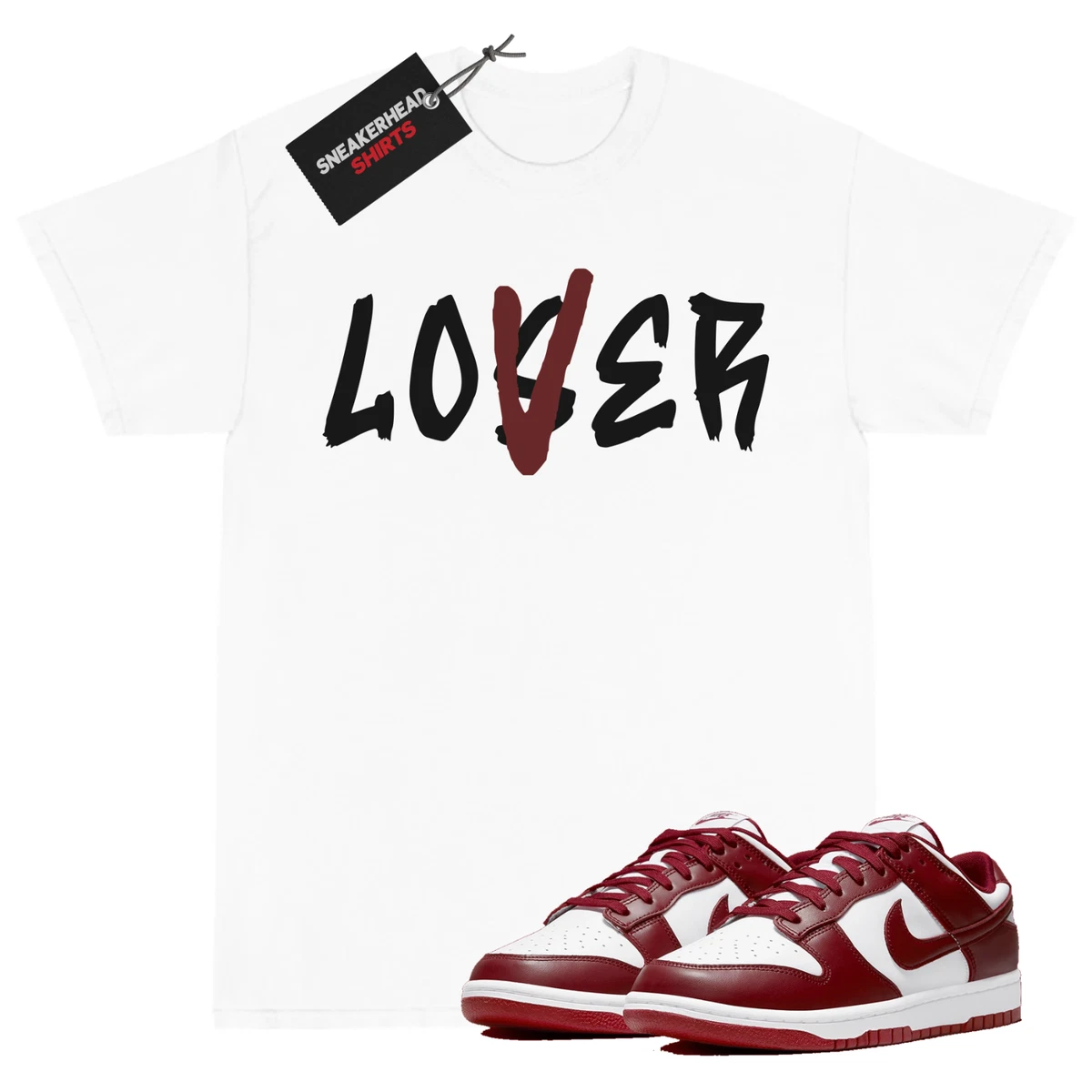 team red dunks shirt