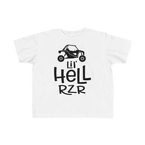 Kids Lil' Hell Rzr Toddler Fine Jersey Tshirt | Little Hell Raiser SxS Riding - Picture 2 of 9