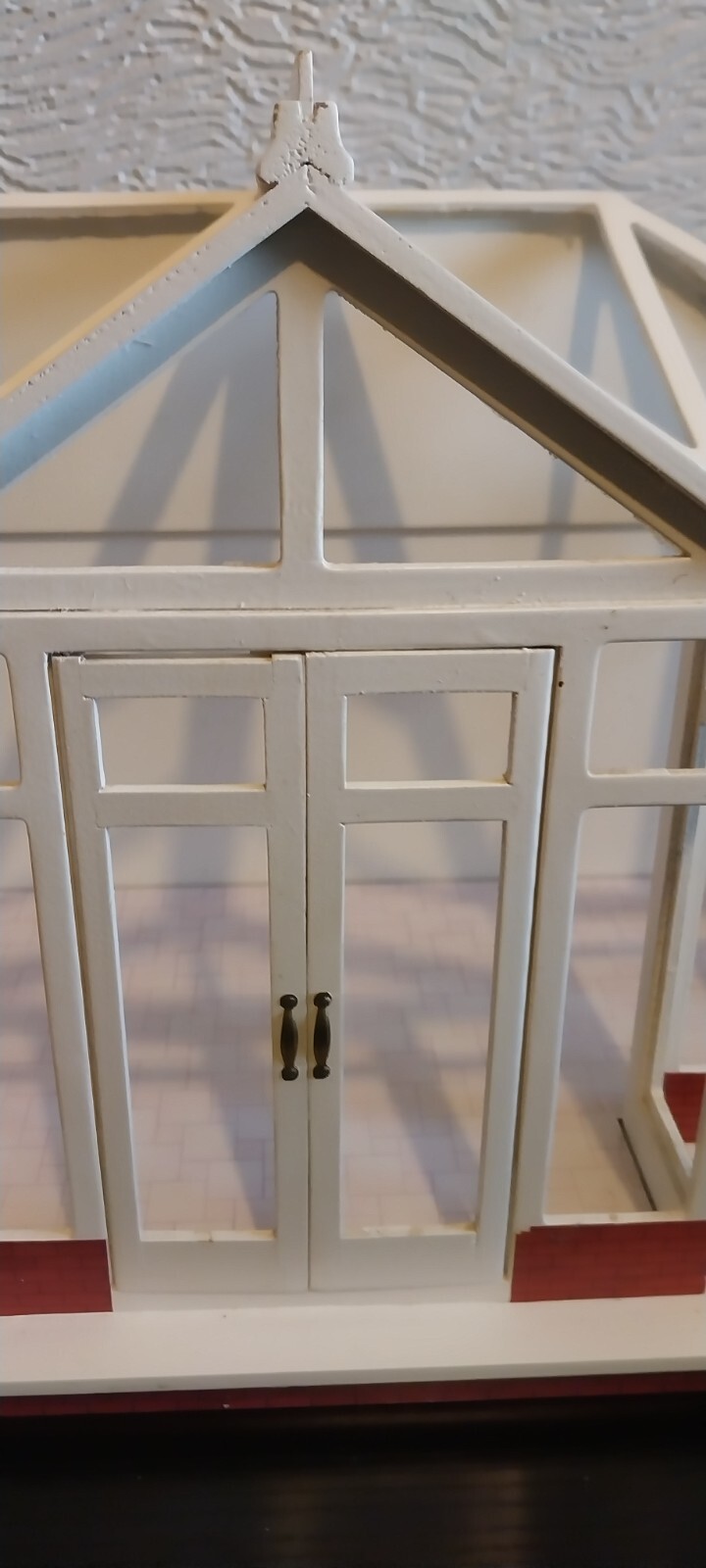 dolls house white conservatory 1.12th eBay
