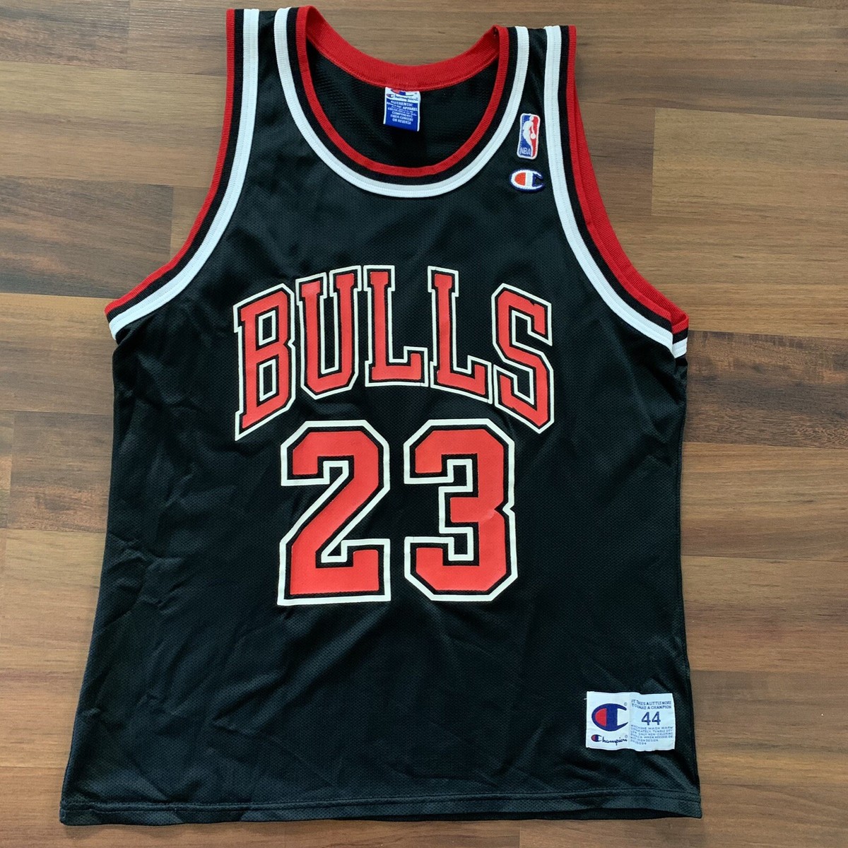 NBA Michael Jordan Champion Jersey Chicago Bulls Alternate Sz 44