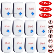 Lot Ultrasonic Pest Reject Home Control Electronic Repellent Rat Mice Repeller