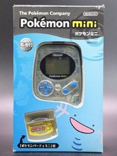 Pokemon Mini Console Blue Nintendo w/ Pokemon Party Cartridge Tested and Working image