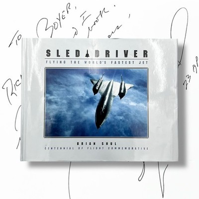 邦楽 HS PHOTO BOOK Sled Driver, Flying SR-71 Blackbird, Brian Shul, 2003 Deluxe 1st