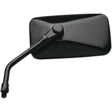 Emgo Universal Cruiser Mirror - Rectangle - Black - Left/Right | 20-42448